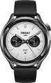 XIAOMI Watch S4 Smartwatch Aluminium mit Titanlegierung Silikon, 22 mm, Black
