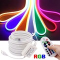 Neon COB LED Streifen 230V RGB Stripe Flex Schlauch Lichtband Außen Beleuchtung