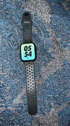Apple Watch Nike Series 7 45mm Mitternacht Aluminiumgehäuse mit Anthrazit/Schwarz...