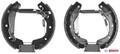 BOSCH 0204114651 Bremsbackensatz 4 Bremsbacken Trommelbremse für Opel 