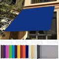 Balkon Sichtschutz Zaun Premium Balkonbespannung mit Kabelbinder&Ösen Königsblau