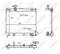 NRF 58384 Kühler, Motorkühlung für SUBARU,TOYOTA