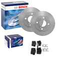 BOSCH BREMSSCHEIBEN 231mm + BELÄGE VORNE passend für NISSAN PIXO + ALTO VII GF