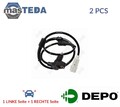 120-03-076 ABS SENSOR DREHZAHLFÜHLER HINTEN LORO 2PCS FÜR PEUGEOT 406