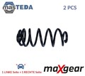 60-0652 SCHRAUBENFEDER FAHRWERKSFEDER HINTEN MAXGEAR 2PCS NEU OE QUALITÄT
