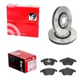 brembo BREMSSCHEIBEN + BELÄGE VORNE passend für PEUGEOT 207 307 + CITROEN C4