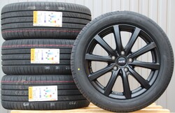 VW Bus T5 T6 T6.1 Multivan Satz Räder Alufelgen P69 schwarz Pirelli Sommerreifen