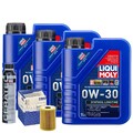 Motoröl 0W30 LIQUI MOLY Synthoil Longtime Plus 3L+MAHLE Ölfilter +Cera Tec