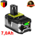 7.0Ah 18V Akku für RYOBI One Plus Lithium RB18L50 P108 P104 Batterie