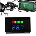 Für Marine Motorrad LED Batterieanzeige 12V72V mit Auto Dezimalpunkt
