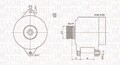 MAGNETI MARELLI Lichtmaschine Generator LiMa ohne Pfand 063731157010
