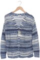 Peter Hahn Strickjacke Damen Cardigan Jacke Gr. EU 42 Baumwolle Blau #qfet1up