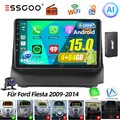 Für Ford Fiesta 2009-2014 DAB+ Android 15 Autoradio GPS Navi WIFI CarPlay 4+64G