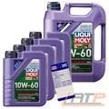4x1L + 5L = 9 LITER LIQUI MOLY SYNTHOIL RACE TECH GT1 10W-60 MOTOR-ÖL MOTOREN-ÖL