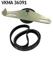 SKF Keilrippenriemensatz  u.a. für DACIA, LADA, NISSAN, RENAULT