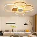Dimmbare Deckenleuchte Kreis Design Metall Deckenleuchte Esszimmer Deckenleuchte