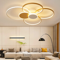 Dimmbare Deckenleuchte Kreis Design Metall Deckenleuchte Esszimmer Deckenleuchte