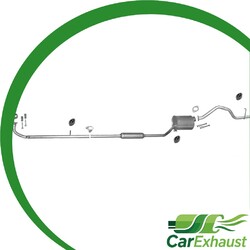 Auspuffanlage für DAIHATSU SIRION 1.0 12V 06.2000-2005 Schalldämpfer