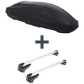 Dachbox G3 Spark + Dachträger G3 Clop infinity für VW Caddy IV Typ SAA/SAB EBA