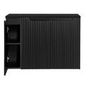 Waschbeckenunterschrank 100 cm schwarz Waschtischunterschrank Badezimmer Schrank