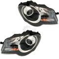 Scheinwerfer Set für VW Touran GP Typ 1T Bj. 09.06-10 schwarz Bosch H7+H7
