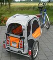 Petego Comfort Wagon M - gefederter Aluminium Fahrradanhänger für Hunde