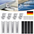 Solarmodul Halterung, Alu Solarpanel schiene PV Solar Trapezblech Montage DE