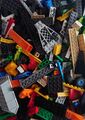 LEGO® 500 Gramm Bausteine Konvolut Basic City Mischlego gereinigt 