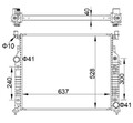 Wasserkühler 622 279 HART für MERCEDES-BENZ GL-KLASSE M-KLASSE R-KLASSE G-KLASSE
