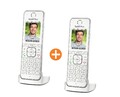 2x AVM FRITZ!Fon C6 White schnurloses DECT Komforttelefon für FRITZ!Box