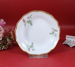 Hutschenreuther Selb, Maria Theresia Untertasse für Kaffeetasse Rose Gold Dekor