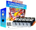 5x Tintepatronen schwarz für Canon MG6850 MG5750 MG7750 MG7751 MG5751