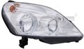 TYC 20-11651-05-2 Hauptscheinwerfer für OPEL