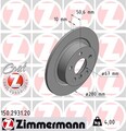 2x ZIMMERMANN Bremsscheibe COAT Z 150.2931.20 für MINI BMW F45 F46 F60 F48 F54