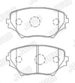 JURID 572487J Bremsbelagsatz, Scheibenbremse for ACURA HONDA TOYOTA