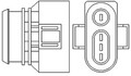 MAGNETI MARELLI Lambdasonde Sensor Abgassteuerung 466016355058 für GOLF VW SEAT