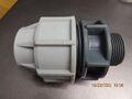 PE Rohr Anschluß 40 mm x 1 1/4 Zoll Außengewinde Übergang Verschraubung Fitting