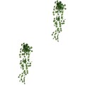  Set of 2 Künstliche Pflanzen Für Draußen Zaundekor Hängende Wanddekoration
