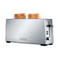 Graef Toaster TO 90 880 W Brötchenaufsatz Krümelschublade Aluminium DEFEKTWARE