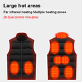 21 Zonen Beheizbare Heizjacke Weste Leichtgewichts Beheizte Weste mit USB neu