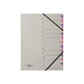 1-20x PAGNA Ordnungsmappe "Easy Grey", A4, 12 Fächer, grau / lila BIS 66% RABATT