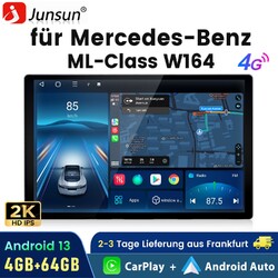 13.1'' 64G Android 14 Autoradio Für Mercedes ML/GL Klasse W164 X164 CarPlay Navi