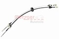 METZGER 3150287 Seilzug Schaltgetriebe für OPEL Corsa C Schrägheck (X01)