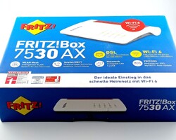 AVM Fritz!Box 7530AX DSL WLAN Router Wi-Fi 6 bis 1800 MBit/s + 600 MBit/s 4x LAN