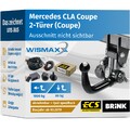 ANHÄNGERKUPPLUNG für MB CLA Coupe ab 19 vert. abnehmbar BRINK +7pol ESatz ECS