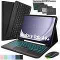 QWERTZ Tastatur Hülle Maus Für Samsung Galaxy Tab A9+/A9 PLUS 11" X210 X216 X218