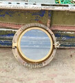 Antik Messing Bullauge, Maritimes Hafenloch Boot Schiff Fenster Wand Bullauge...