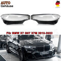 2X Scheinwerferglas für BMW X7 G07 19-22 Streuscheibe Linsen Gehäuse Abdeckung