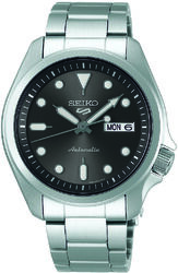 Seiko 5 FIVE Herren-Armbanduhr Automatik SRPE51K1 Datumsanzeige Glasboden