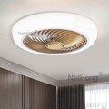 LED Deckenleuchte mit Ventilator Licht Deckenventilator Wohn Schlafzimmer Lampe